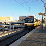 Transportation corridor representing rail